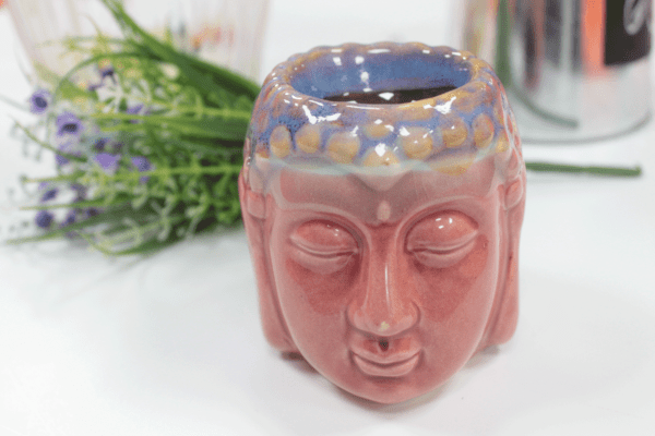 Kominek do olejków Buddha – Róż i Turkus - obrazek 2