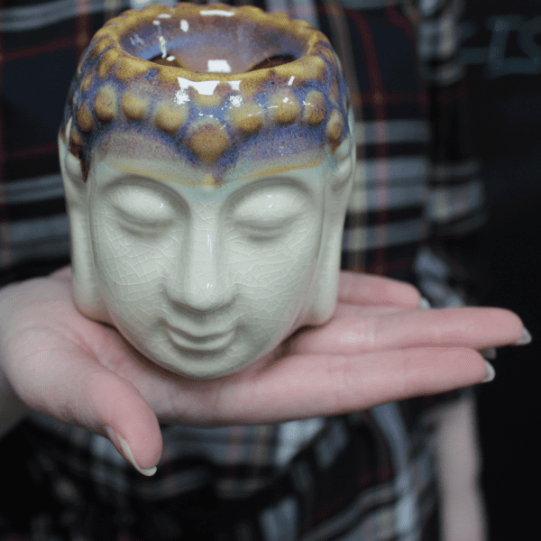 Kominek do olejków Buddha – Kość słoniowa i Mięta - obrazek 2