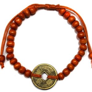 Bransoletka Feng Shui – Pomarańczowa