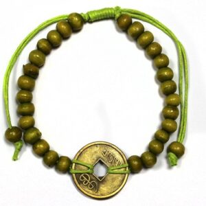 Bransoletka Feng Shui – Limonkowa