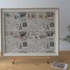 Duża ramka na zdjęcia DIY z klamerkami – Paryż - obrazek 2