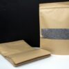 10x Torebka Papierowa Kraft z Okienkiem 25x35 cm - obrazek 2