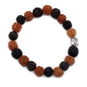 Bransoletka Mala z koralików Rudraksha – Mix