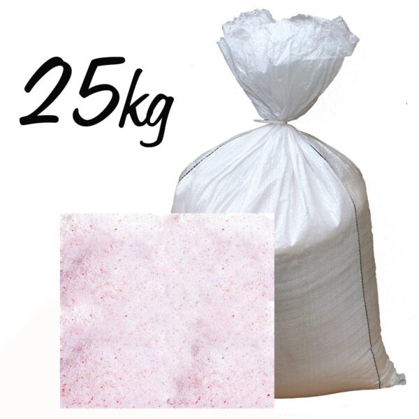 Worek 25 kg – Biała sól do kąpieli – 2 mm