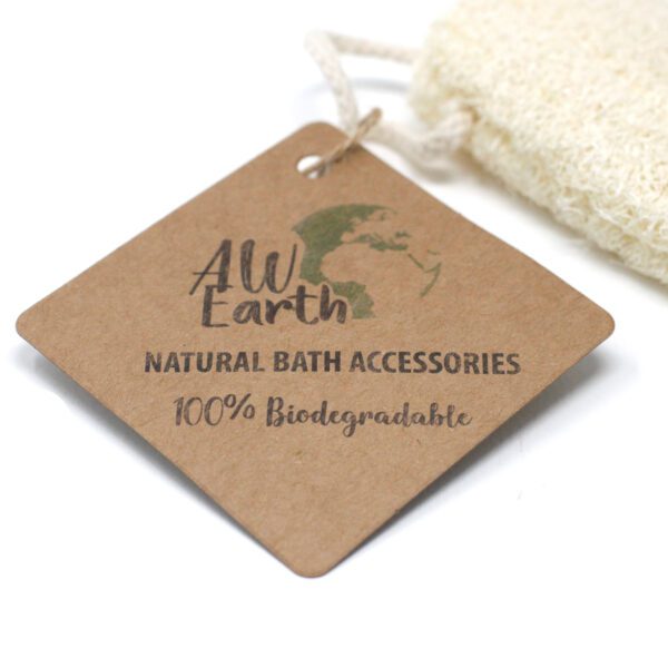 Naturalna Gąbka Loofah na Sznurku – 5" – 12,7 cm - obrazek 2