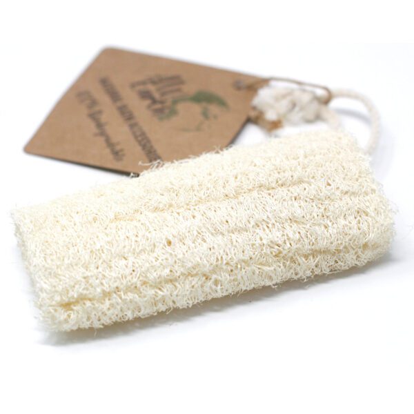 Naturalna Gąbka Loofah na Sznurku – 5" – 12,7 cm - obrazek 3
