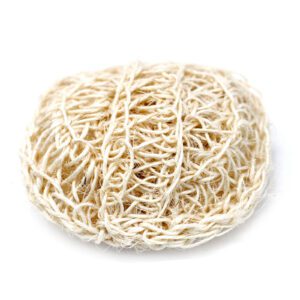 Gąbka sizalowa i peeling – miękka, okrągła poduszka