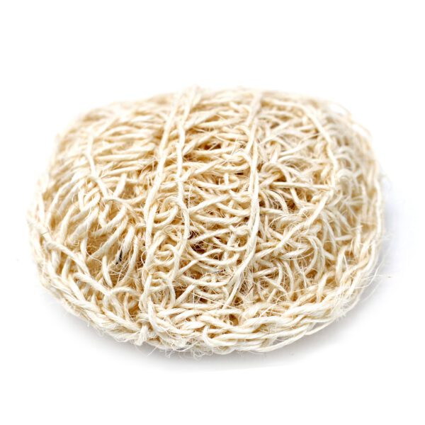 Gąbka sizalowa i peeling – miękka, okrągła poduszka