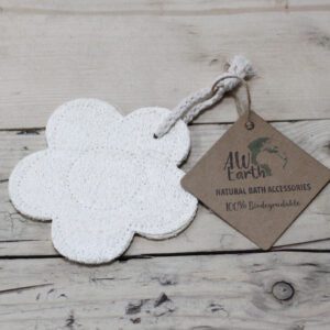 Naturalny peeling z loofą – kwiat