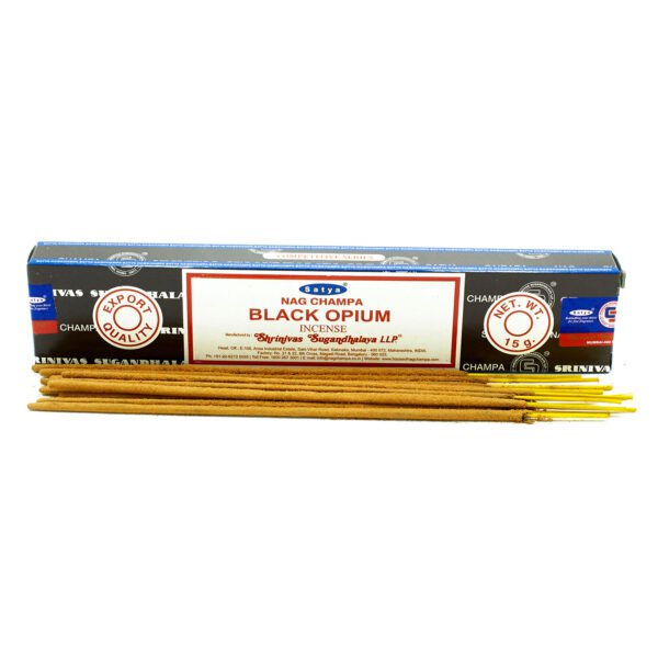 Kadzidła Satya 15g – Czarne Opium - obrazek 2