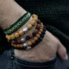 Bransoletki Rudraksha z Buddą – zestaw mix - obrazek 2