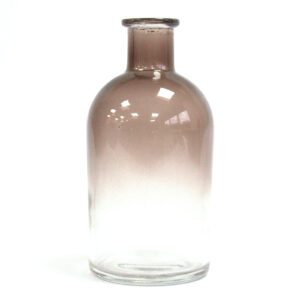 Okrągła Butelka w Stylu Vintage z Patyczkami – Grafitowa – 200ml