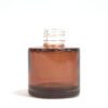 Okrągła Butelka z Patyczkami – Bursztynowa – 50ml