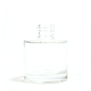 Okrągła Butelka z Patyczkami – Przezroczysta – 50ml