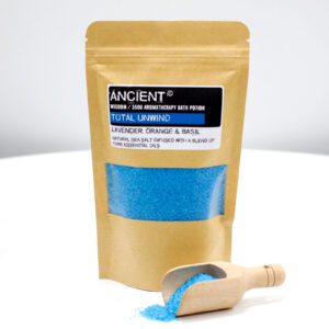 Aromaterapeutyczna Sól do Kąpieli w Torebce Kraft 350g – Całkowite Rozluźnienie