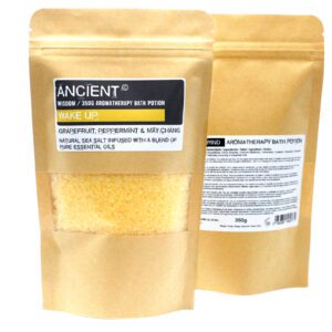 Aromaterapeutyczna Sól do Kąpieli w Torebce Kraft 350g – Pobudzenie