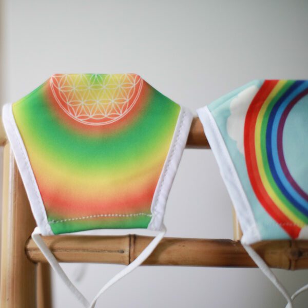 Wielorazowa Maseczka Modowa – Kwiat Życia (Dorosły)