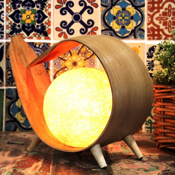 Naturalna lampa z kokosa – naturalna pętla - obrazek 3