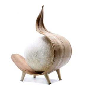 Naturalna lampa z kokosa – czekoladowe skręcenie