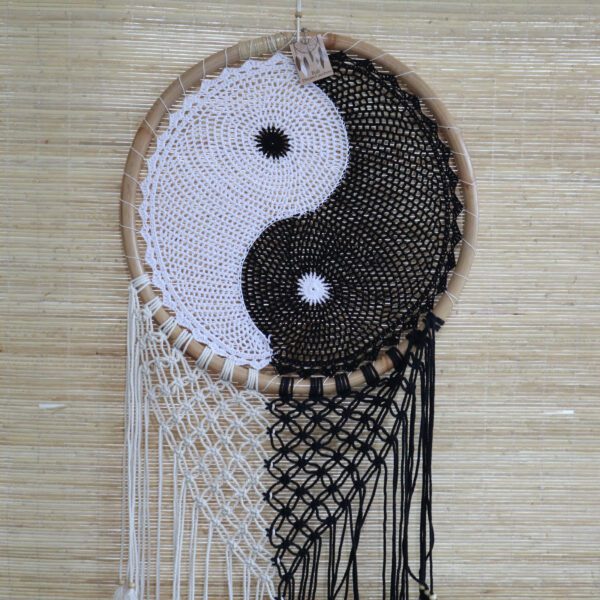 Łapacze Snów Bali - Bardzo Duży Ying Yang Ø 50 cm - obrazek 5