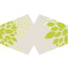 Wielorazowa Maseczka Modowa - Zielone Liście (Dorosły)