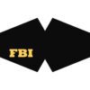 Wielorazowa Maseczka Modowa - FBI (Dorosły)