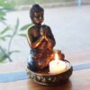 Średni świecznik Budda – czerwony - obrazek 7