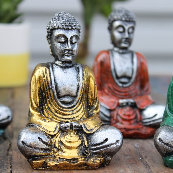 Srebrny mini Budda (różne kolory) - obrazek 4