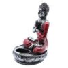 Średni świecznik Budda – czerwony - obrazek 3