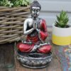 Średni świecznik Budda – czerwony - obrazek 6
