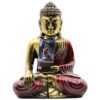 Czerwony i złoty Budda – duży