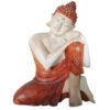 Ręcznie rzeźbiona figura Buddy – 30 cm Myślący