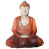 Ręcznie rzeźbiona figura Buddy – 30 cm Ręka w dół