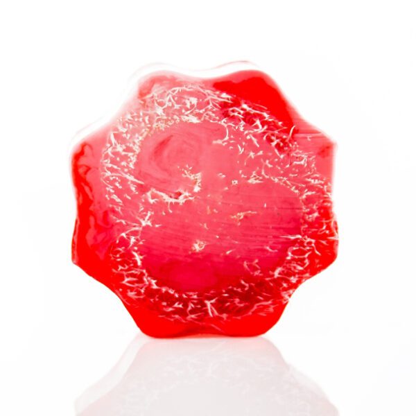 Plaster mydła z loofą 100 g – truskawka