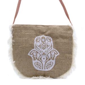 Torba z Frędzlami - Wzór Hamsa