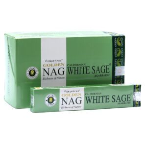 Kadzidła Golden Nag 15g – Biała Szałwia