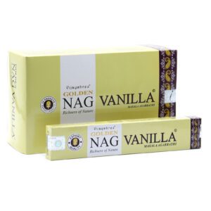 Kadzidła Golden Nag 15g – Wanilia