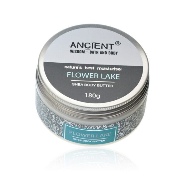 Masło do ciała z masłem shea 180 g – kwiatowe jezioro - obrazek 2