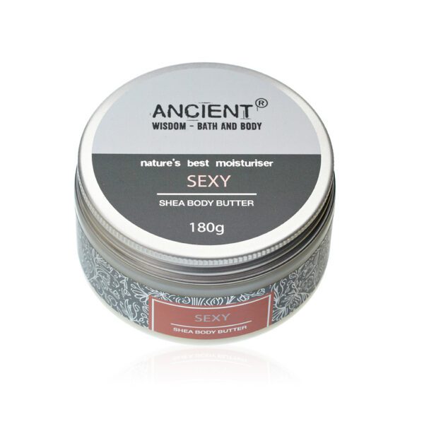 Masło do ciała z masłem shea 180 g – zmysłowy - obrazek 2