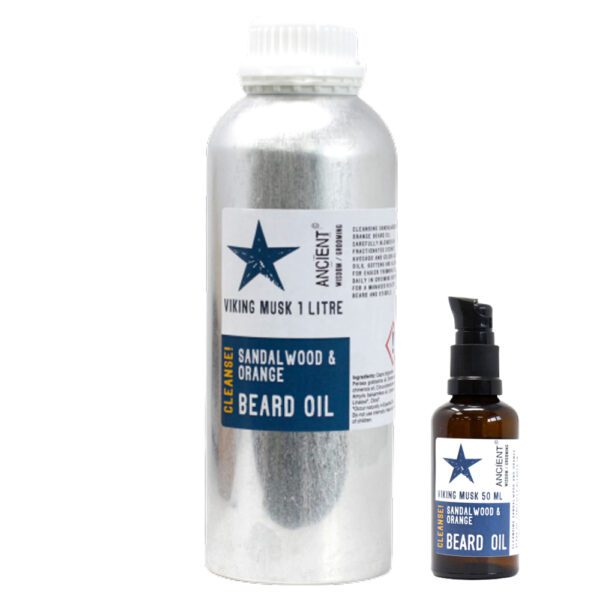 Olejek do Brody 1 Litr – Wiking Musk – Oczyszczenie! - obrazek 2