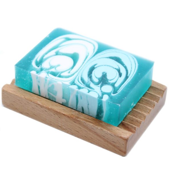 Ręcznie robione mydło – bawełna – plaster ok. 115 g - obrazek 5