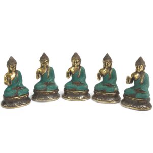 Mini Siedzący Budda z Podniesioną Ręką