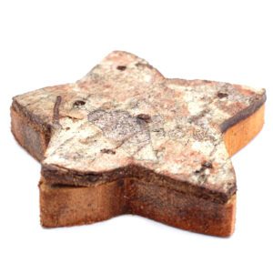 Rustykalna litera z kory – Gwiazda – 7 cm