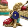 Mosiężna figura Buddy – Myślący – 6,5 cm - obrazek 7