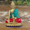 Mosiężna figura Buddy – Ręce w dół – 11,5 cm - obrazek 7