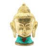 Mosiężna figura Buddy – Mała głowa – 5 cm - obrazek 2
