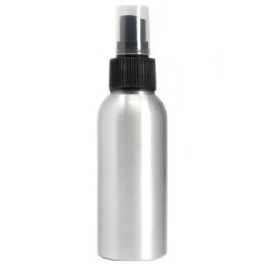 100ml Aluminiowa Butelka z Czarnym Atomizerem