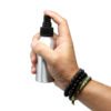 100ml Aluminiowa Butelka z Czarnym Atomizerem - obrazek 3