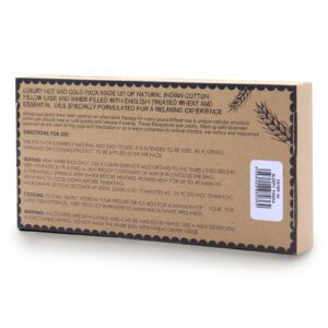 Lawendowa Poduszka na Oczy z Naturalnej Bawełny i Juty – Śpiąca Panda – w Pudełku