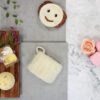 Luksusowa egipska loofa ze sznurkiem bawełnianym – nieprasowana – 8–12 cm - obrazek 3